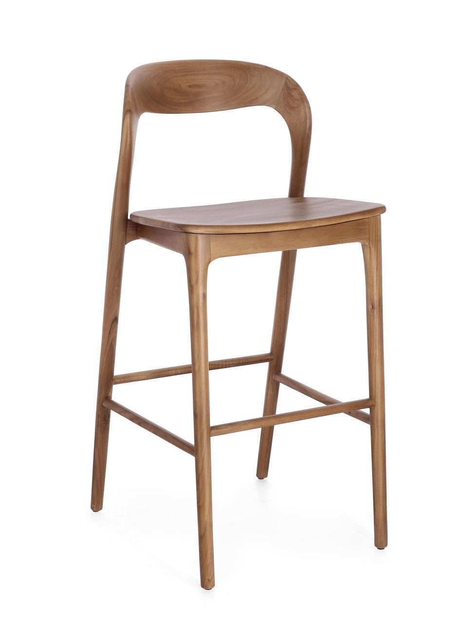 Bizzotto Barhocker Miley aus Teakholz, Natur günstig online kaufen