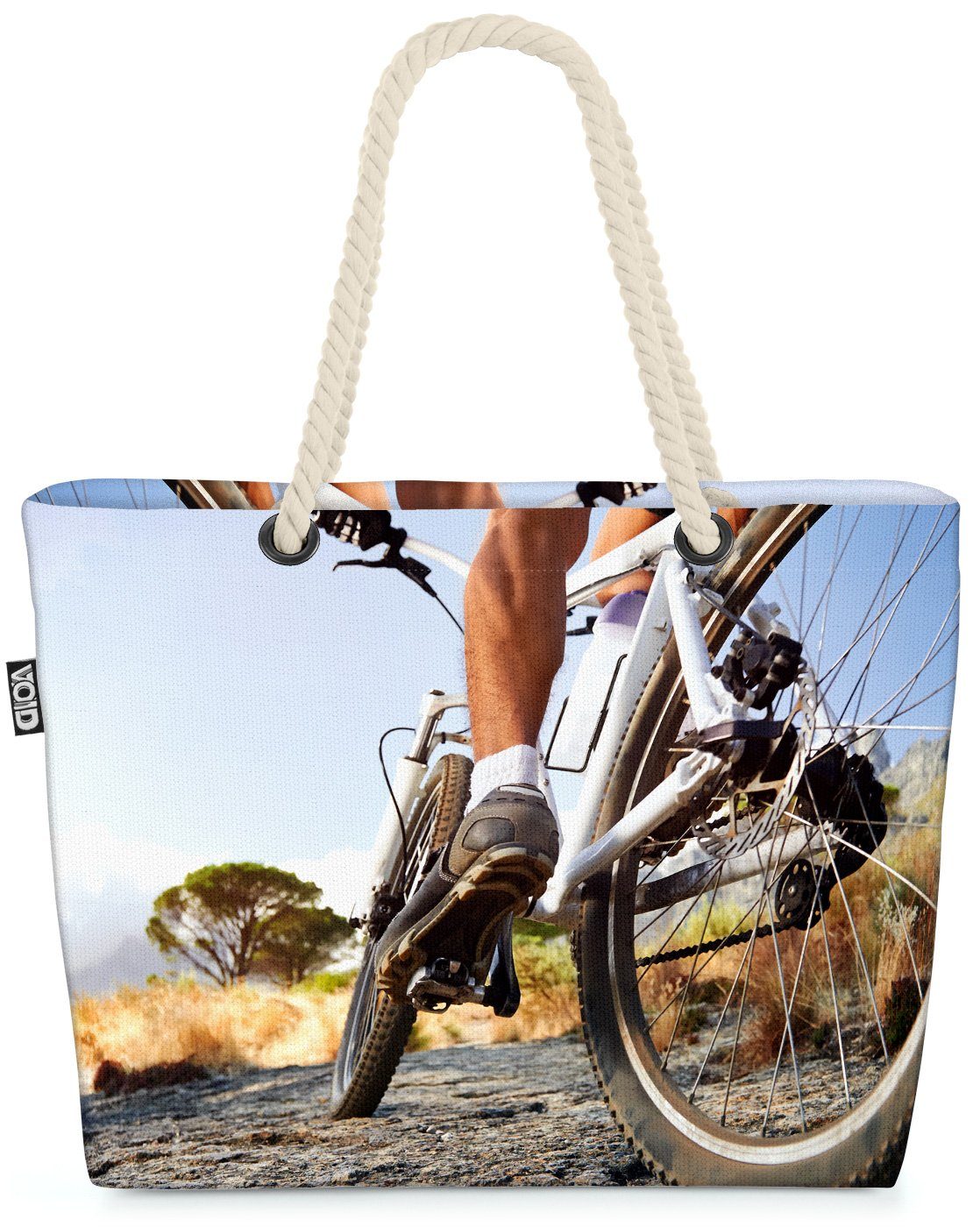 VOID Strandtasche (1-tlg), Rad Mountainbike Beach Bag Fahrrad fahren Mountain Bike Rad Tour Sport radeln
