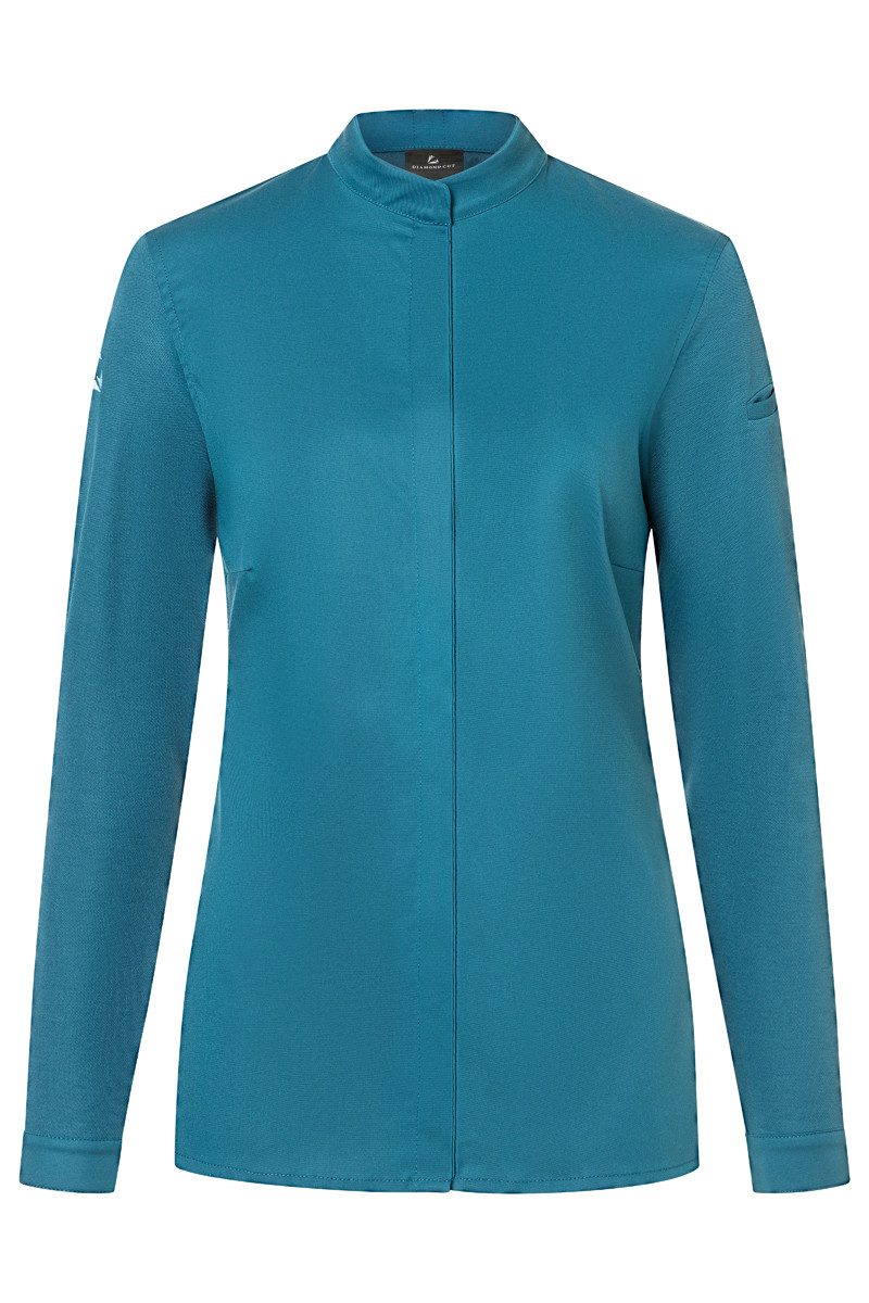 Karlowsky Fashion Kochjacke KARLOWSKY Damen Kochjacke DIAMOND-CUT® Avantgarde Slim Petrol