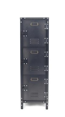 rikta Mehrzweckschrank vintage Metallschrank und Kommode mit 3 Türen