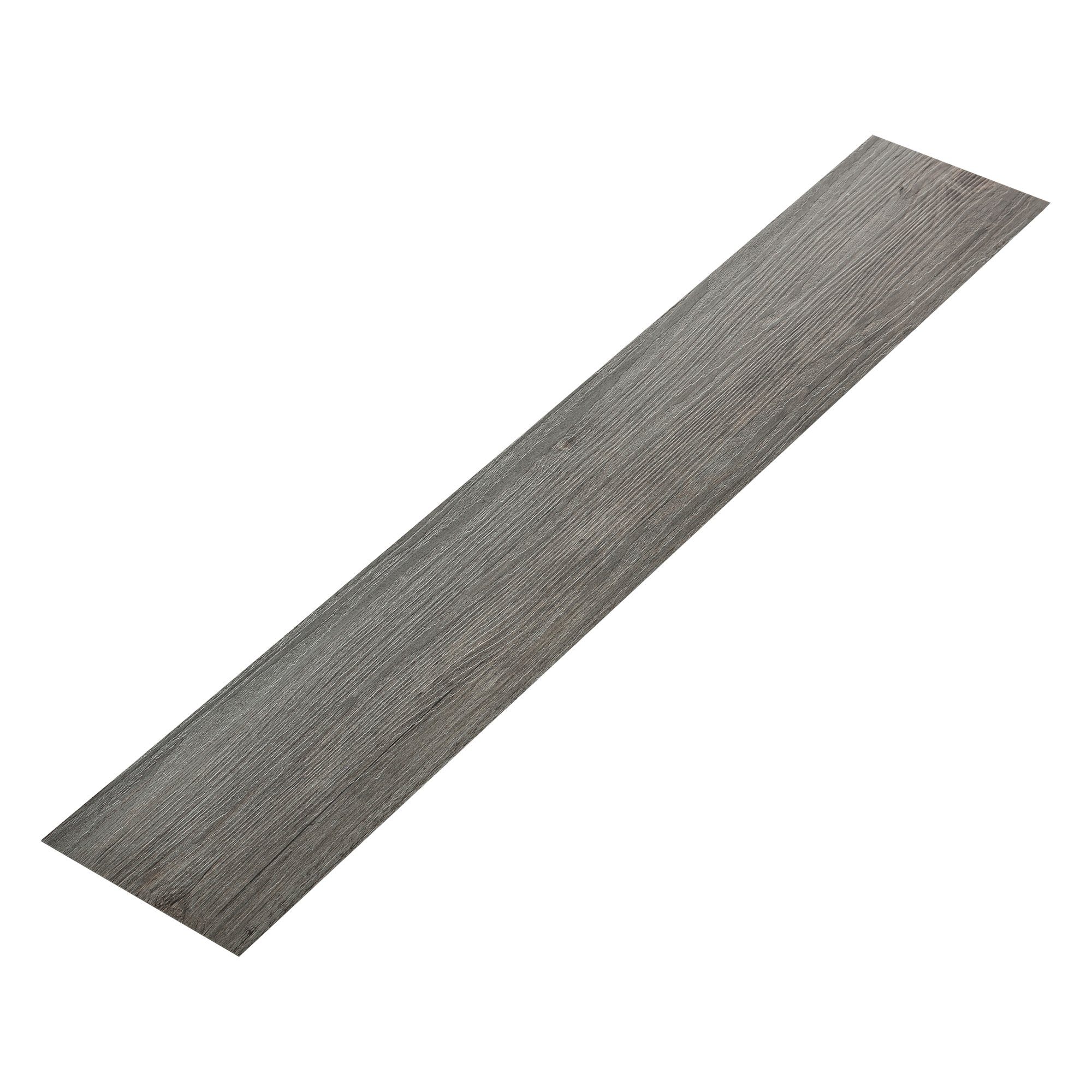 neu.holz Vinylboden, antibakteriell, »Vanola« Vinyl Laminat Selbstklebend 0,975 m² Grey Alaska Oak