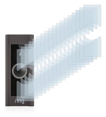 Savvies Schutzfolie für Ring Video Doorbell Pro, Displayschutzfolie, 18 Stück, Folie klar