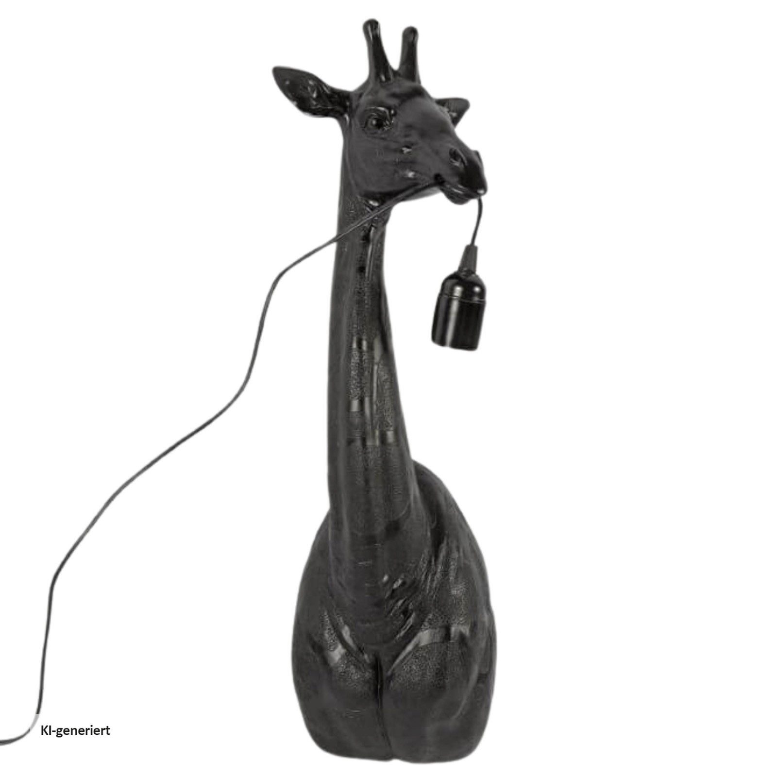 HTI-Living Wandleuchte Lampe schwarz Giraffe, ohne Leuchtmittel, frei wählbar, Leuchte für die Wand Wandleuchte