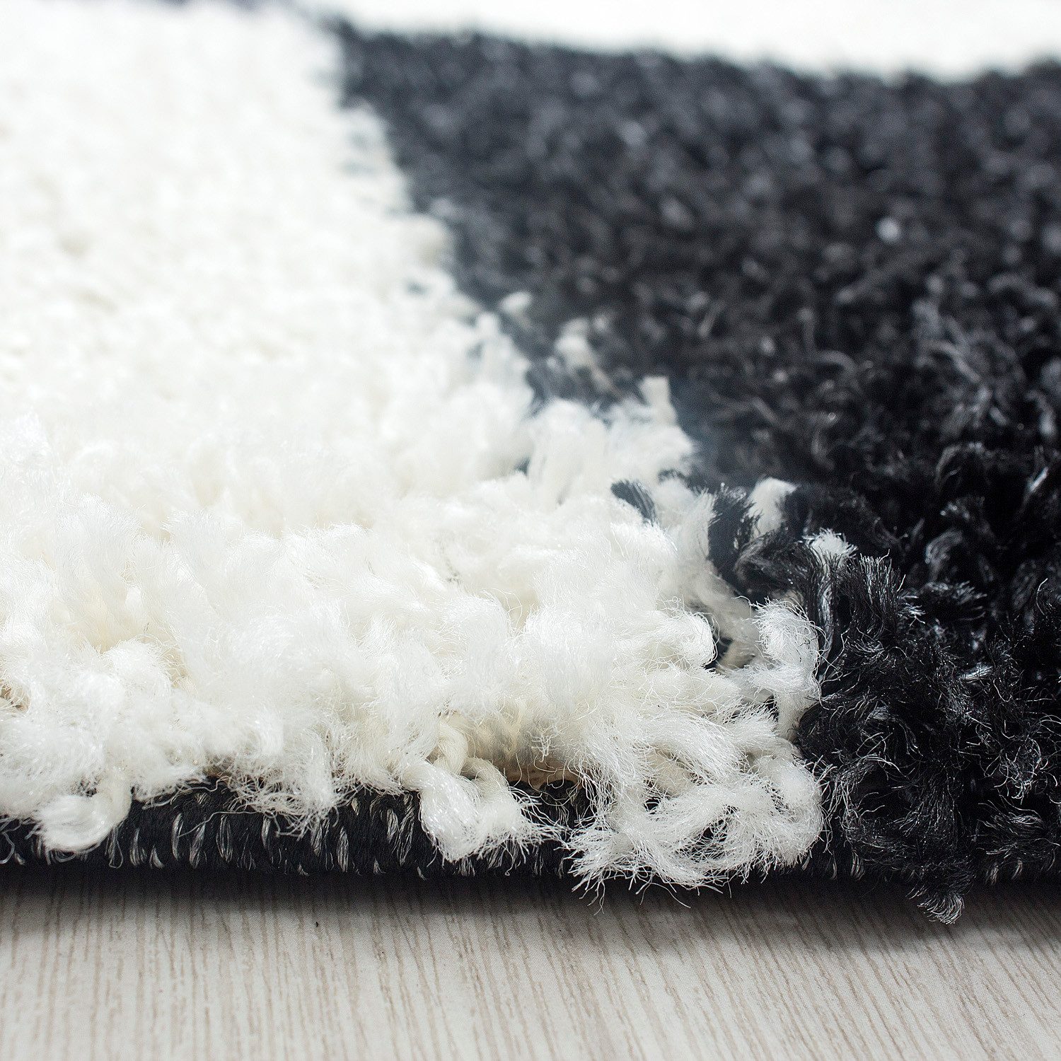 Carpettex Hochflor-Teppich Kariert Design, Läufer, Höhe: 30 mm, Teppich Wohnzimmer Kariert Design Modern verschidene farben und größen