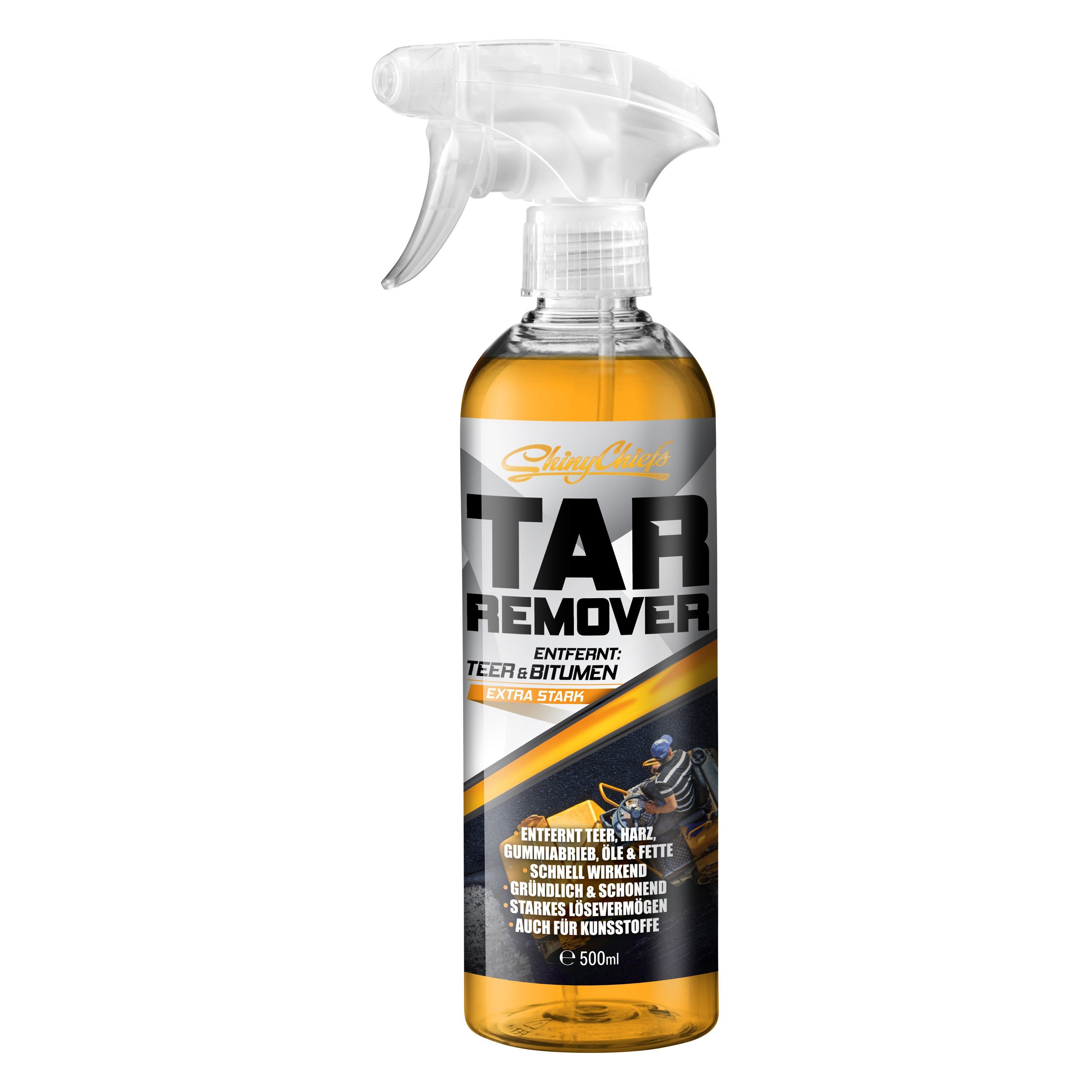 ShinyChiefs TAR REMOVER - ENTFERNT TEER & BITUMEN 500ml Auto-Reinigungsmittel (1-St)