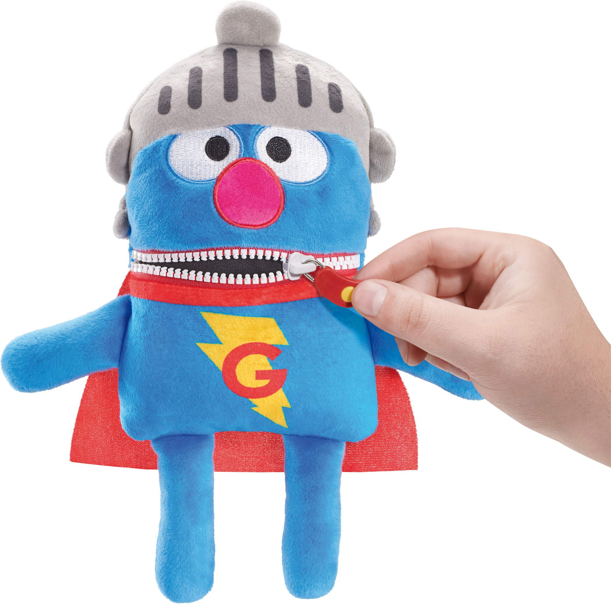 Schmidt Spiele Kuscheltier Plüsch Stofftier Sorgenfresser Sesamstrasse Super-Grobi 28 cm 42560