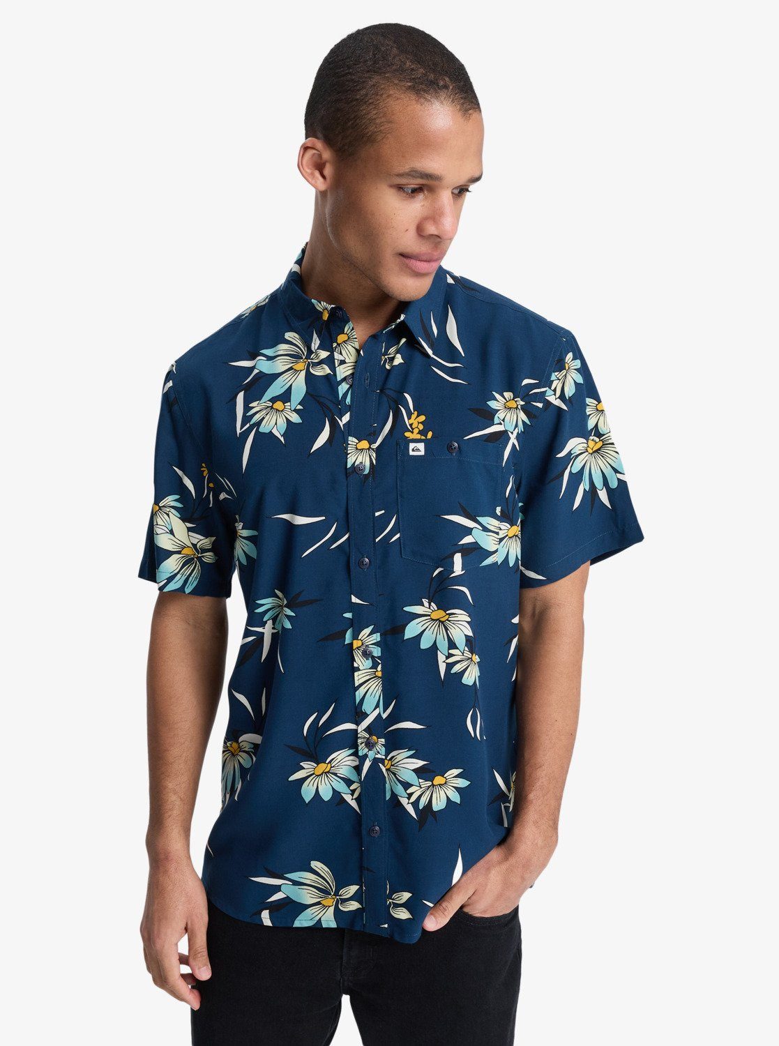 Quiksilver Kurzarmhemd COASTAL FLORAL SHORT SLEEVE