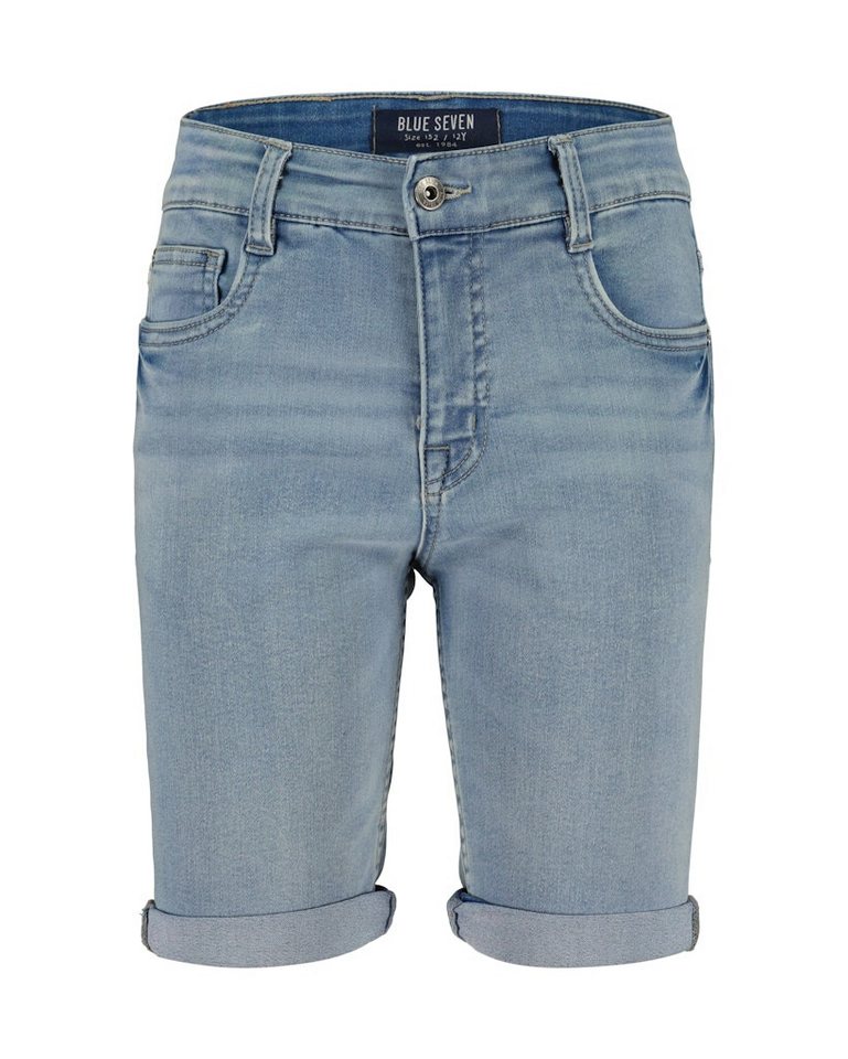 Blue Seven Jeansbermudas Blue Seven Jungen Jog Jeans Bermuda Shorts kurze Hose Beinumschlag (1-tlg)