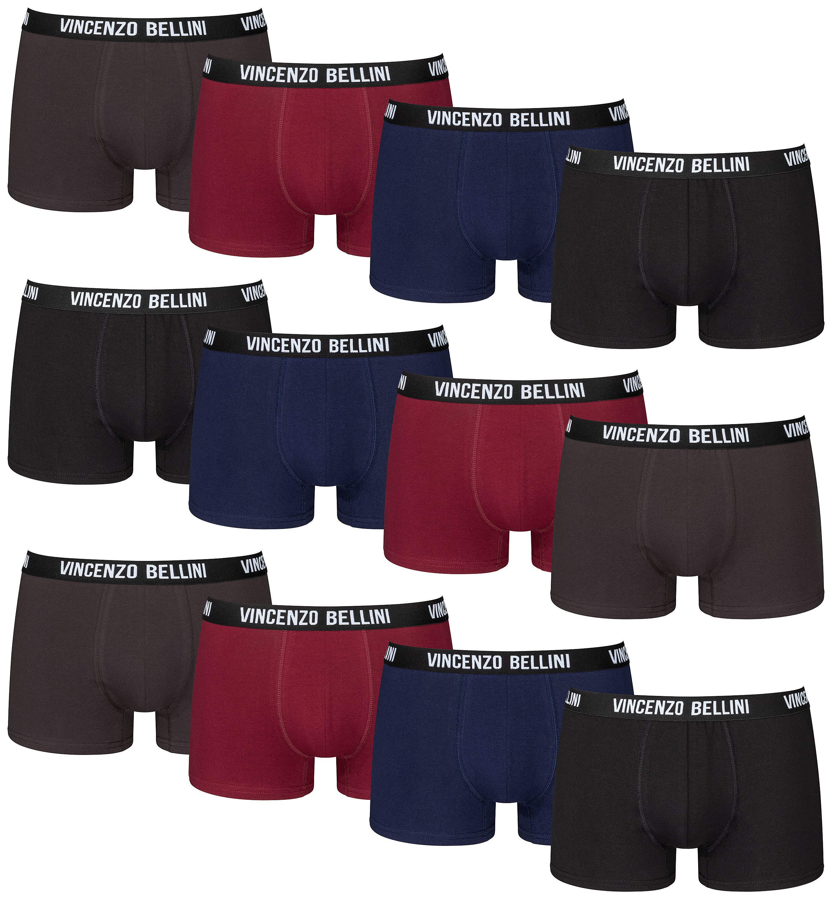 Vincenzo Bellini Boxershorts aus Baumwolle - 3 Farbvarianten - Herren Unter günstig online kaufen