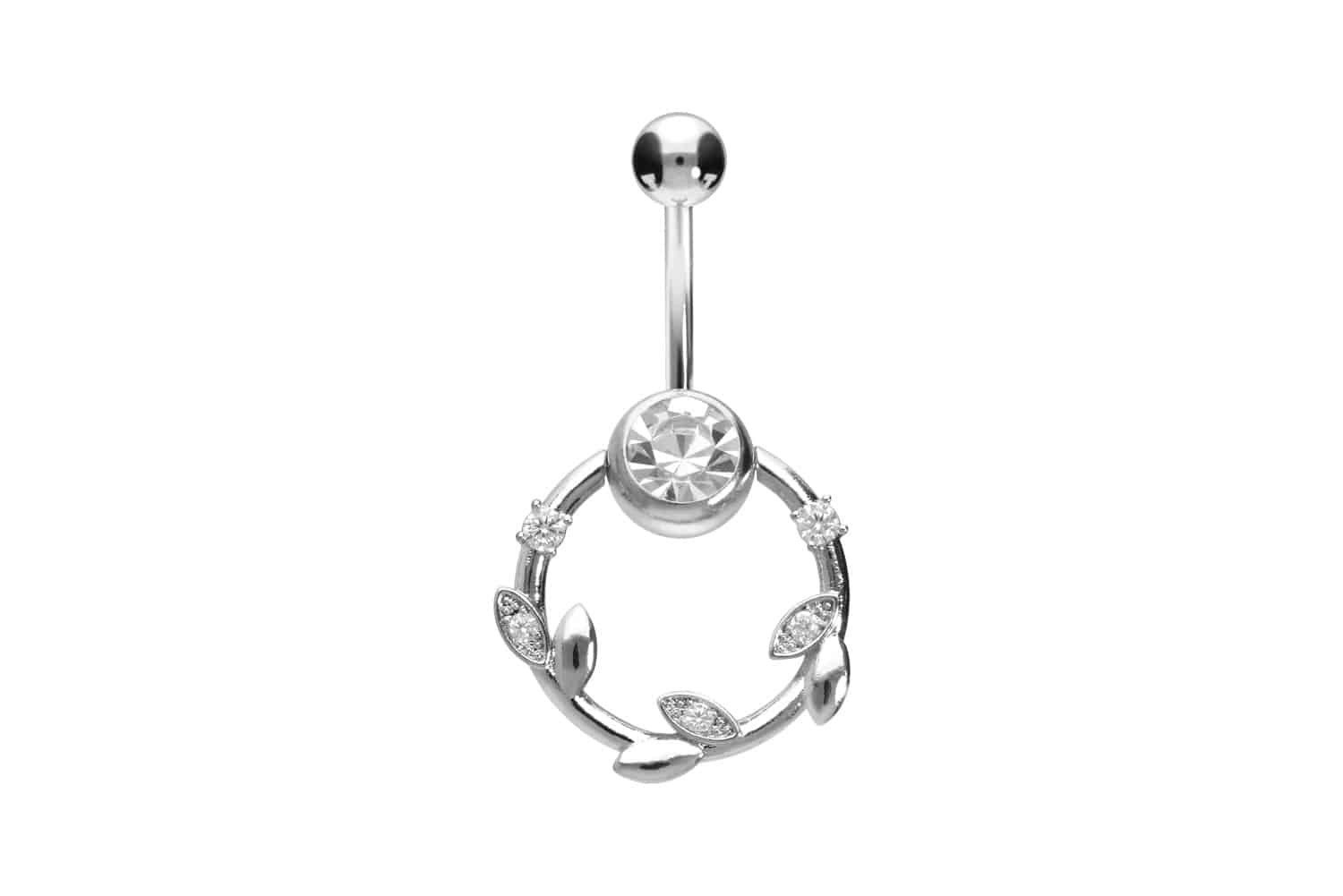 Bauchnabelpiercing Chirurgenstahl Bananabell RANKE + KRISTALLE
