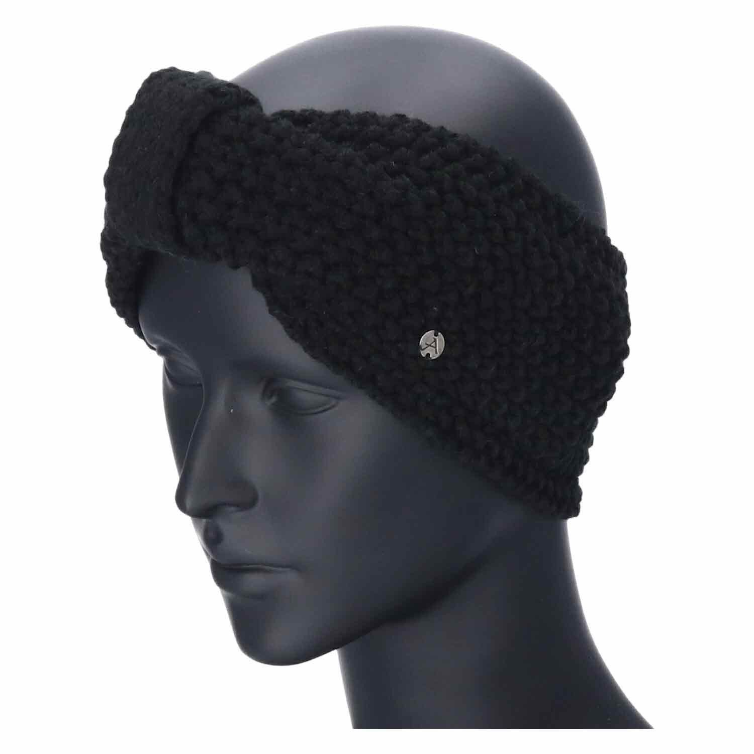 Antonio Strickmütze Antonio Strick Stirnband schwarz (1-St) günstig online kaufen
