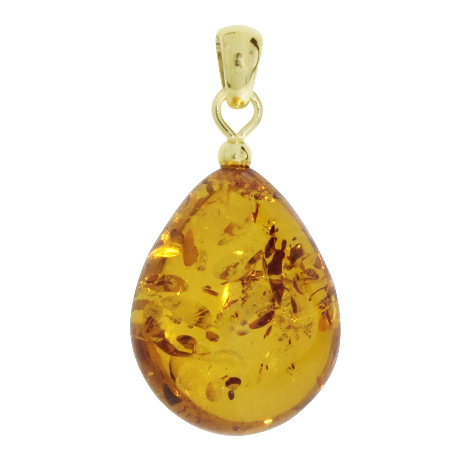 OSTSEE-SCHMUCK Kettenanhänger Ostsee-Schmuck Anhänger Tropfen ca. 22 mm lan günstig online kaufen