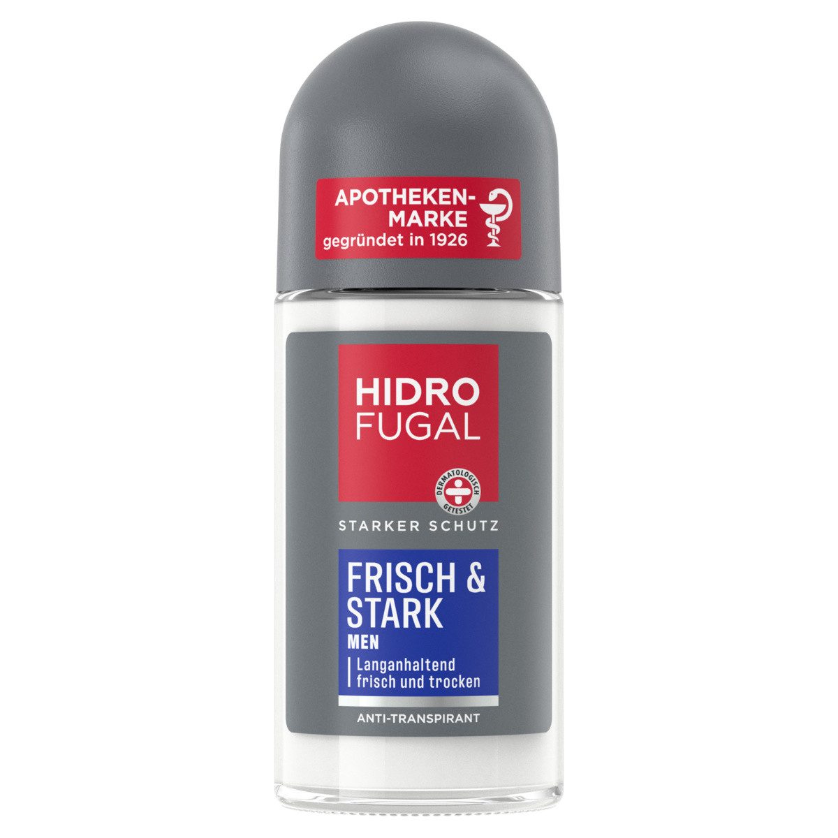 Hidrofugal Deo-Roller Deo Men Frisch & Stark Roll-On 4 x 50ml, 4-tlg.