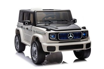 ES-Toys Elektro-Kinderauto Kinderauto Mercedes EQG AMG, Belastbarkeit 40 kg, Allrad LED-Beleuchtung Fernbedienung