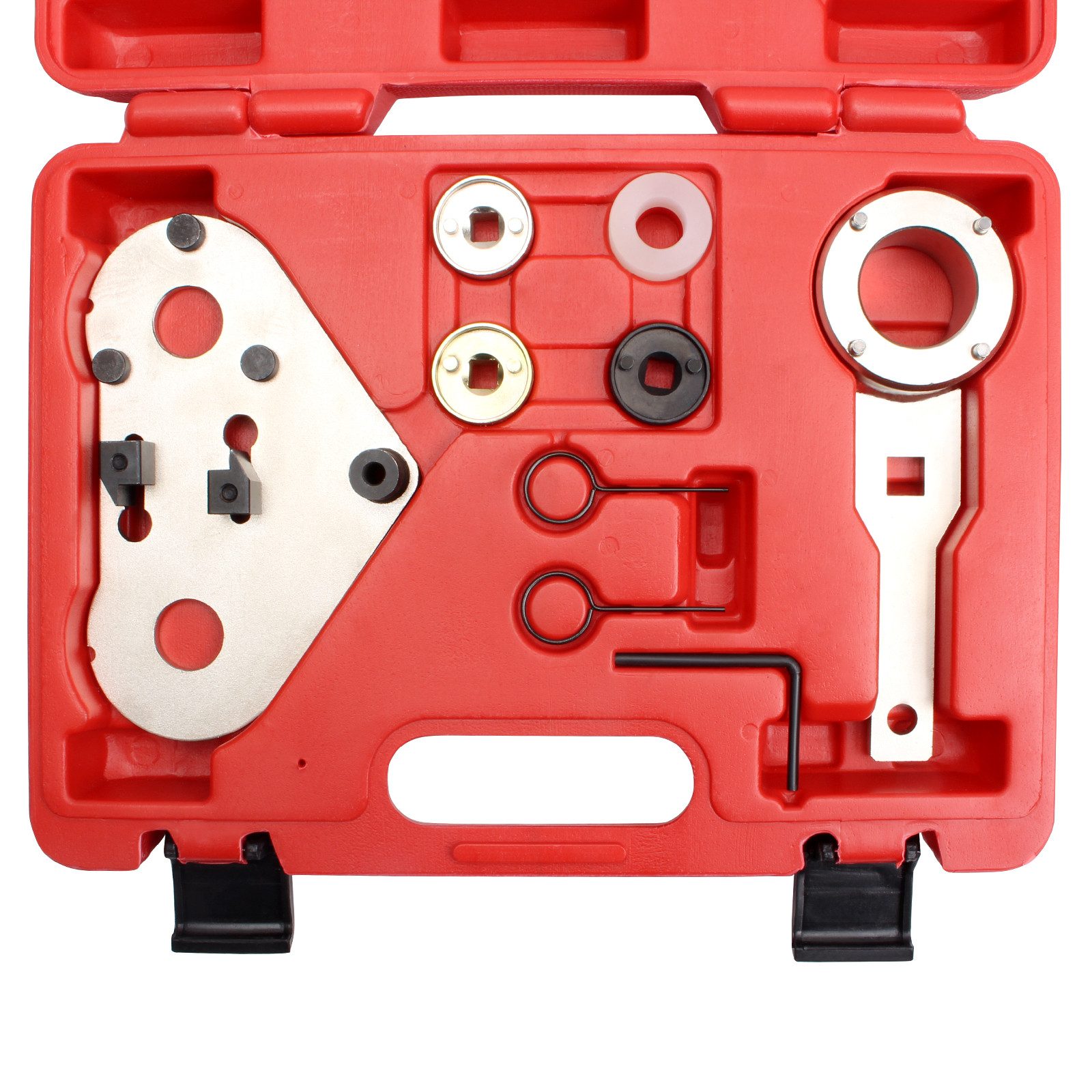 CCLIFE Montagewerkzeug Motor Einstellwerkzeug Arretierwerkzeug Steuerzeiten Werkzeug, B: 29 cm, L: 37 cm, (9-tlg)