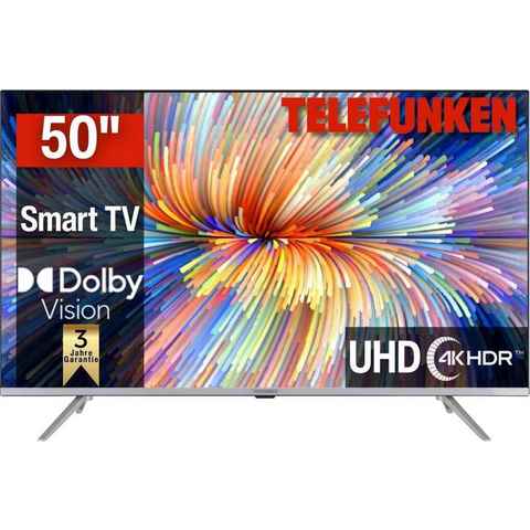 Telefunken D50V850M5CWH LED-Fernseher (126 cm/50 Zoll, 4K Ultra HD, Smart-TV)