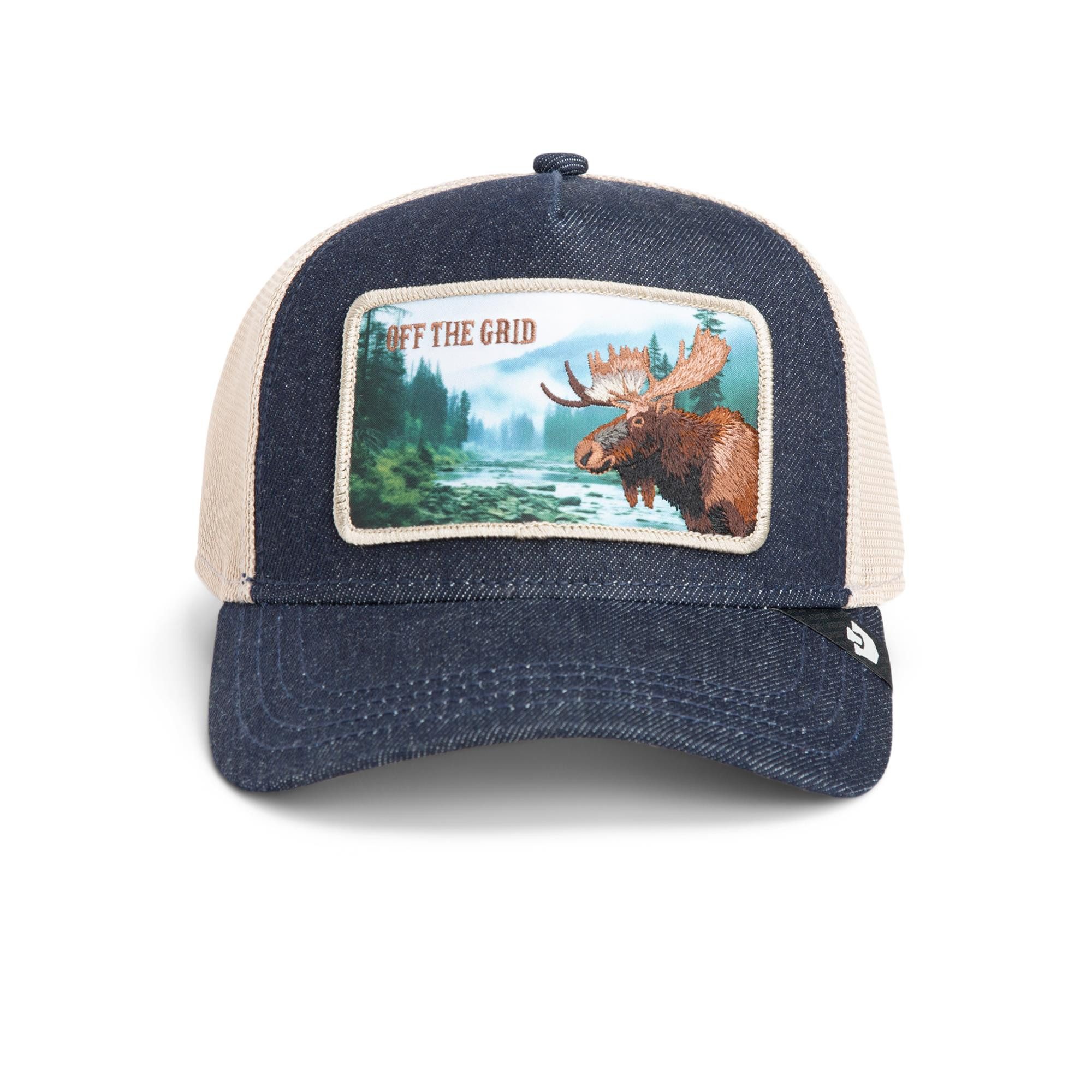 GOORIN Bros. Trucker Cap Goorin Bros. Staycation Trucker Cap Gray Denim (Basecap, Basecap, Meshcap, Trucker Kappe)