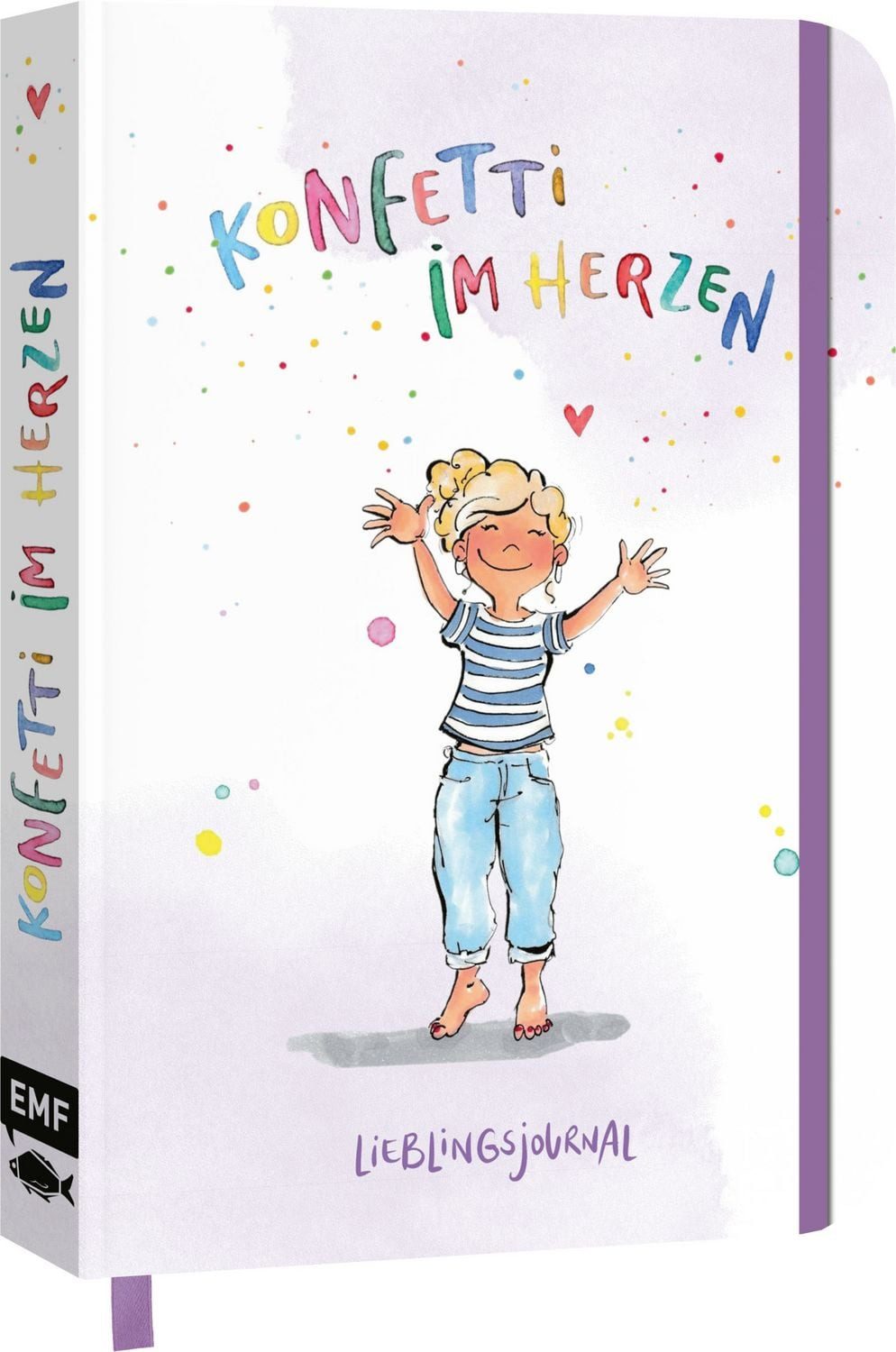 Tagebuch Dein Lieblings-Journal ""Konfetti im Herzen""