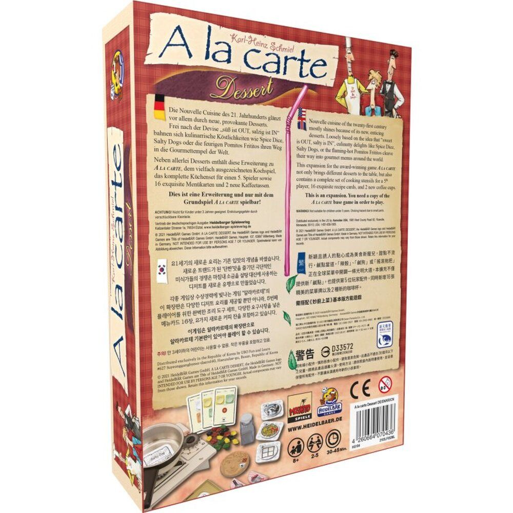 JoeKas World Spiel A la carte - Dessert Erweiterung