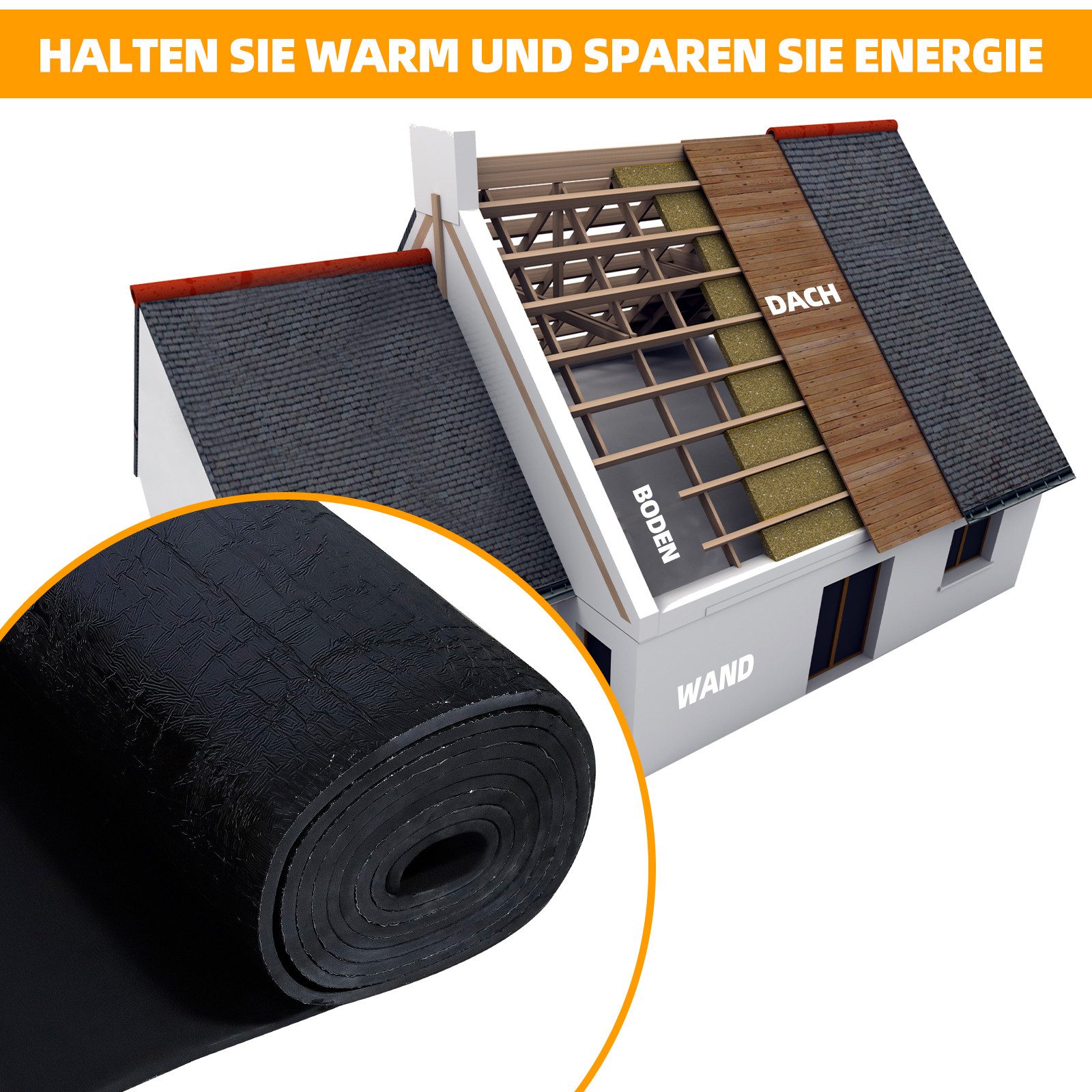 CCLIFE Trittschalldämmfolie Dämmmatte selbstklebend ECM-geprüft Auto günstig online kaufen