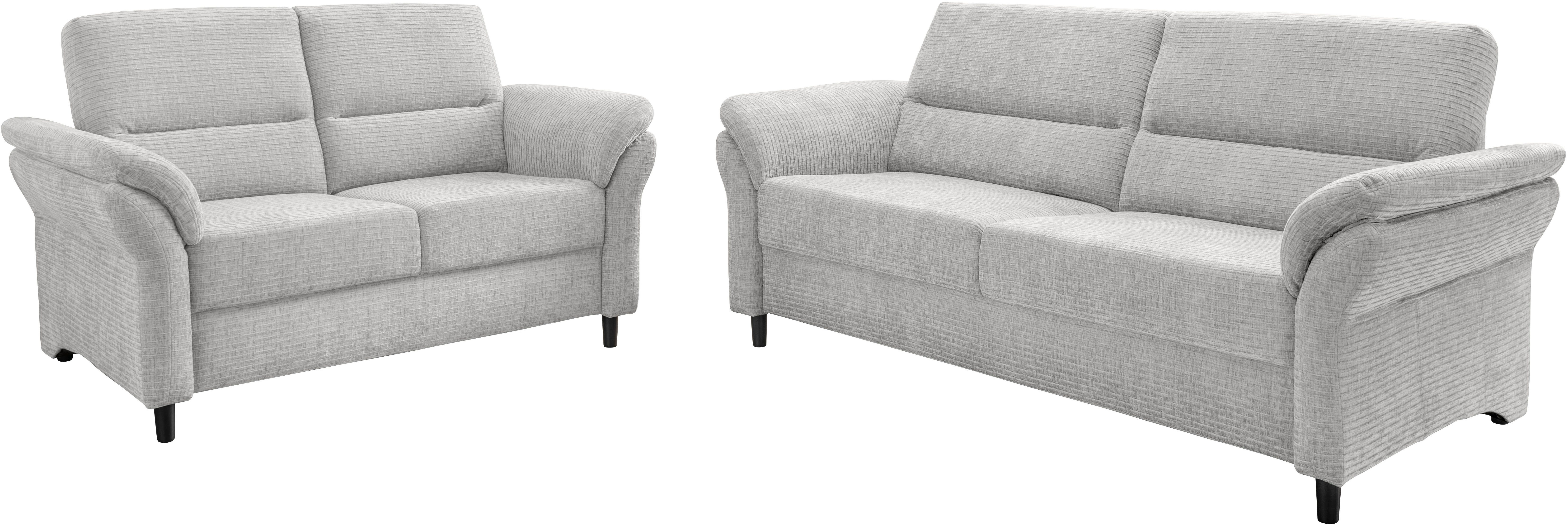 Home affaire Sitzgruppe Cavoli, (2-tlg., 3-Sitzer und 2-Sitzer)