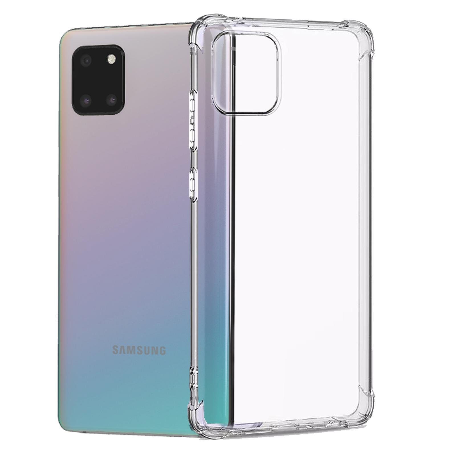 Numerva Handyhülle Anti Shock Case für Samsung Galaxy Note 10 Lite, Air Bag Schutzhülle Handy Hülle Bumper Case