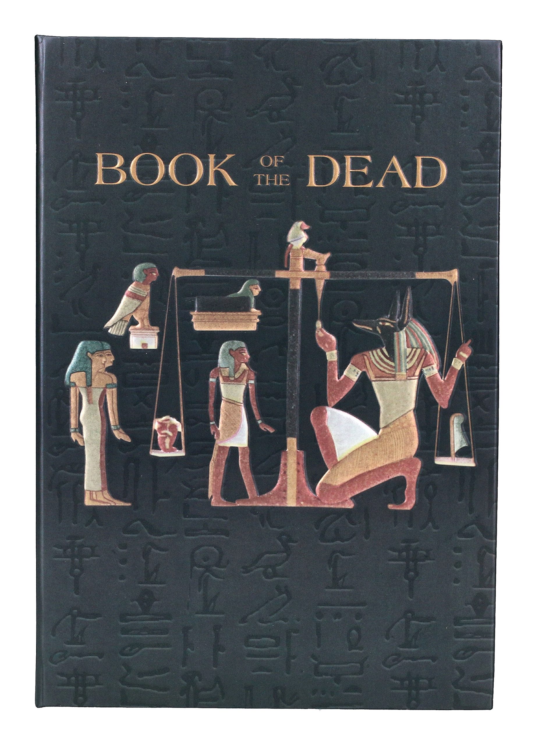 Figuren Shop GmbH Notizbuch Notizbuch Ägypten - Book of the Dead - Tagebuch Buch Mythologie Deko
