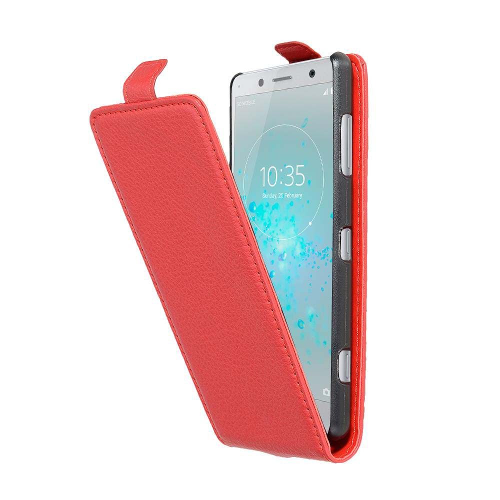 Cadorabo Handyhülle für Sony Xperia XZ2 COMPACT Hülle Sony Xperia XZ2 COMPACT, Handy Schutzhülle, Klappbare Hülle, Kunstleder mit Magnetverschluss