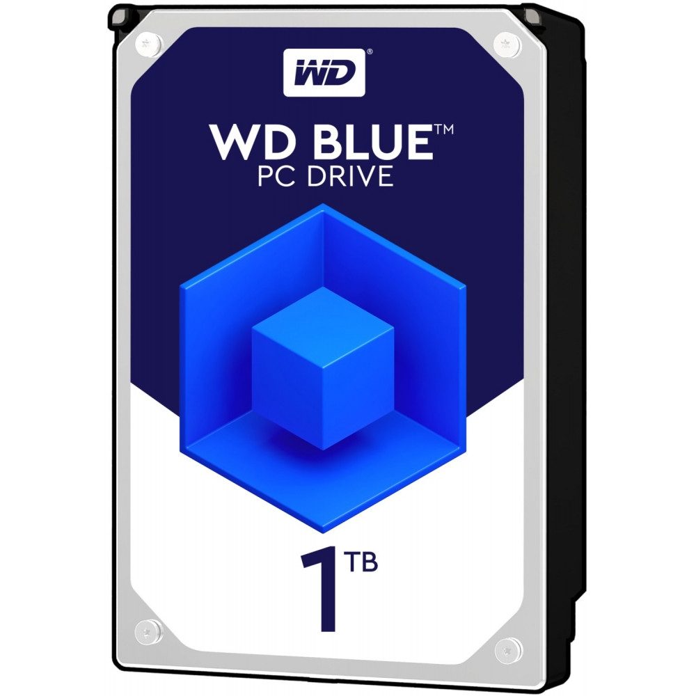 Western Digital WD Blue 1TB Interne Festplatte für Desktop-PCs externe Gaming-SSD (1 TB) Intern (Desktop)", Niedriger Geräuschpegel