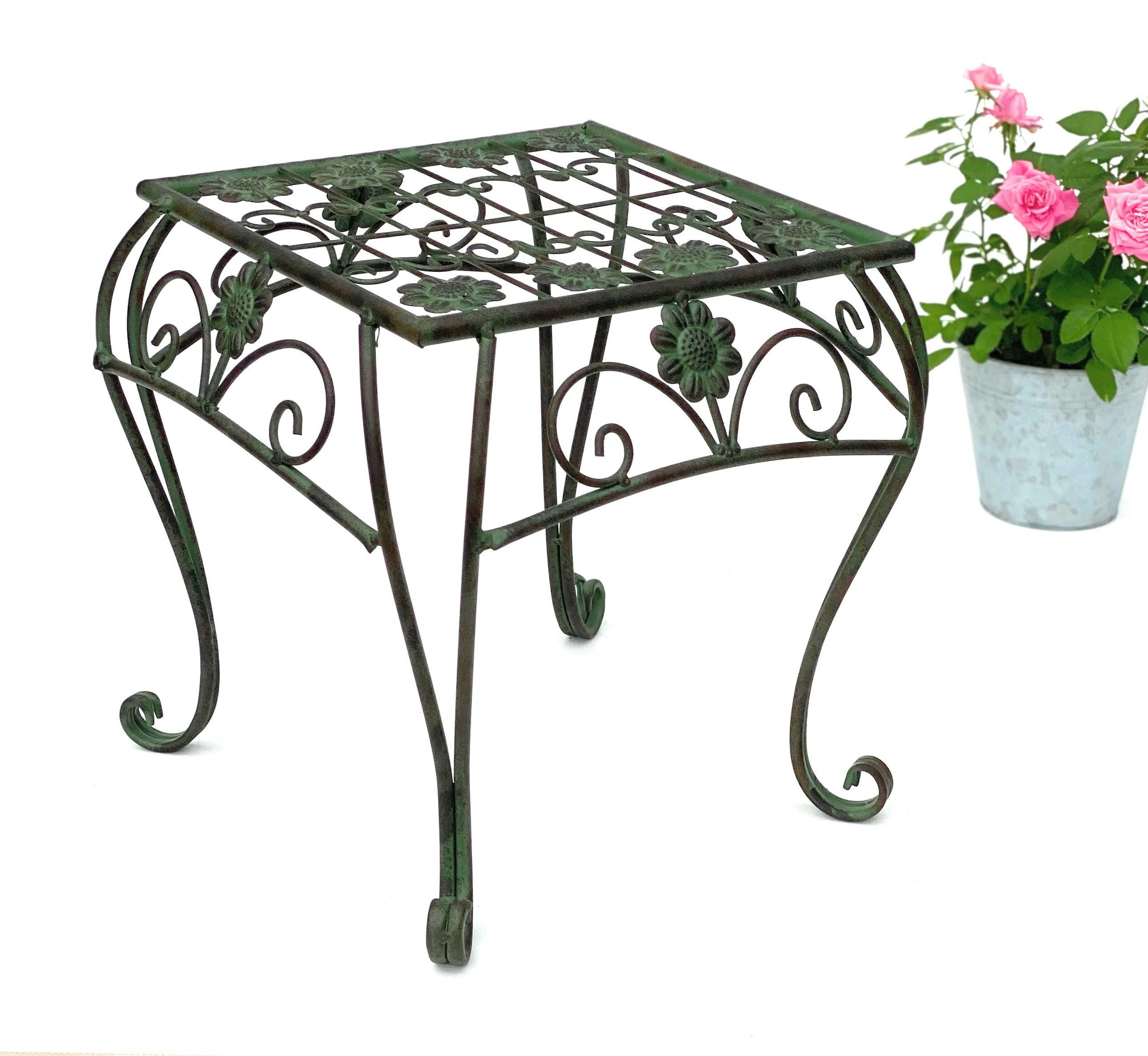 DanDiBo Blumenständer Metall Grün Eckig 25 günstig online kaufen