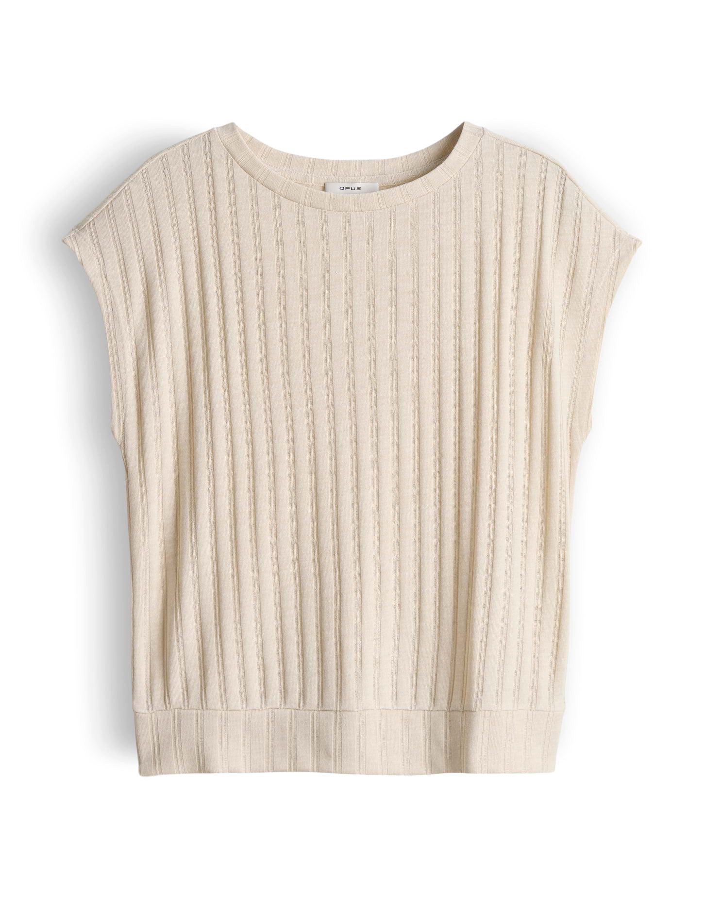 Kurzarmshirt Sapino aus Jersey mit Rippstruktur