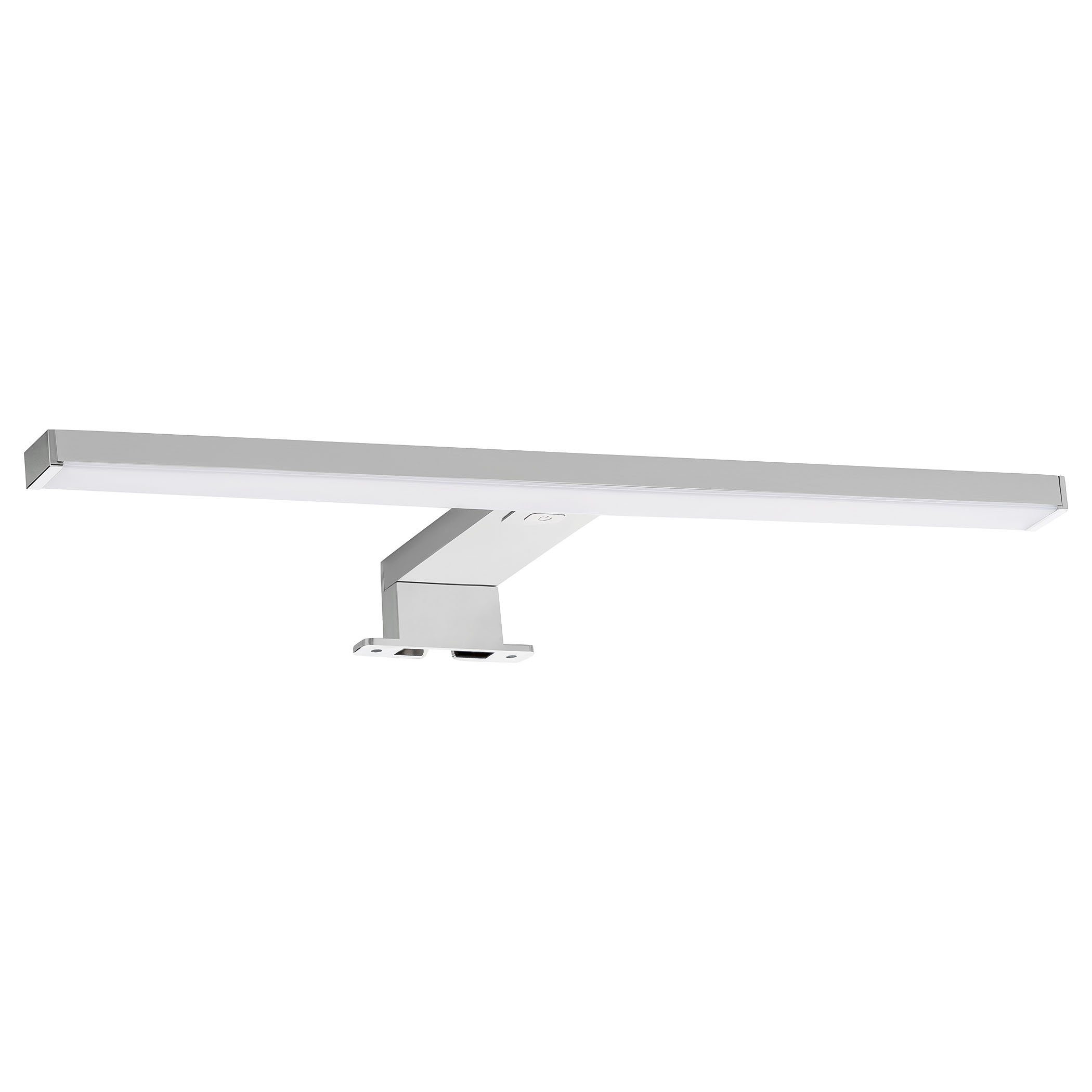 SEBSON Spiegelleuchte LED Spiegelleuchte 40cm mit Schalter - IP44 8W 800lm neutralweiß 4000K, LED integriert, neutralweiß