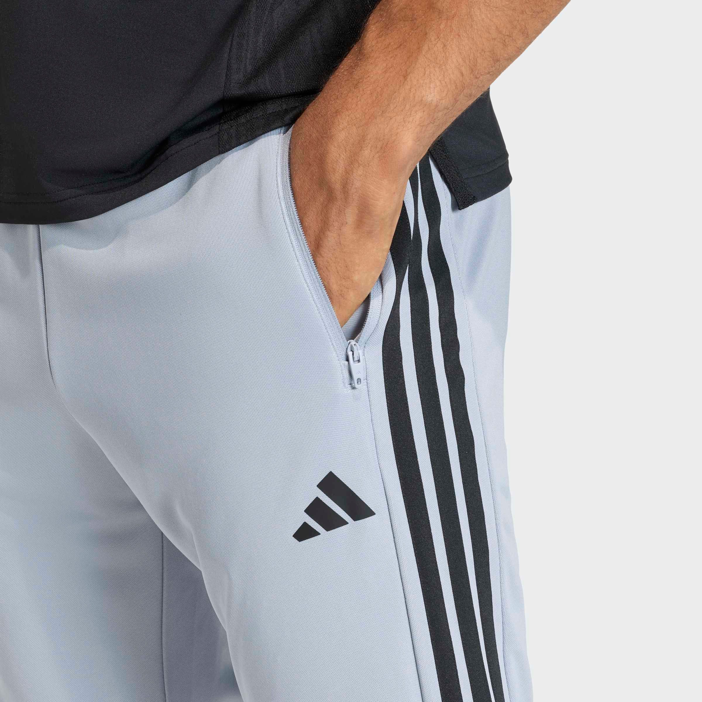 adidas Performance Sporthose WORKOUT ESSENTIALS ALL-SET 3-STREIFEN, GEWIRKTES MATERIAL (2-tlg) Trainingshose, Climacool, reguläre Passform