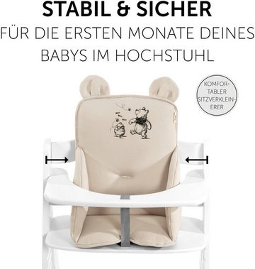 Hauck Sitzverkleinerer Alpha Cosy Select, Winnie the Pooh beige, für den ALPHA+ Holzhochstuhl