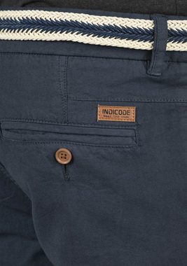 Indicode Chinoshorts IDMews - Shorts - 70193MM kurze Hose mit Gürtel