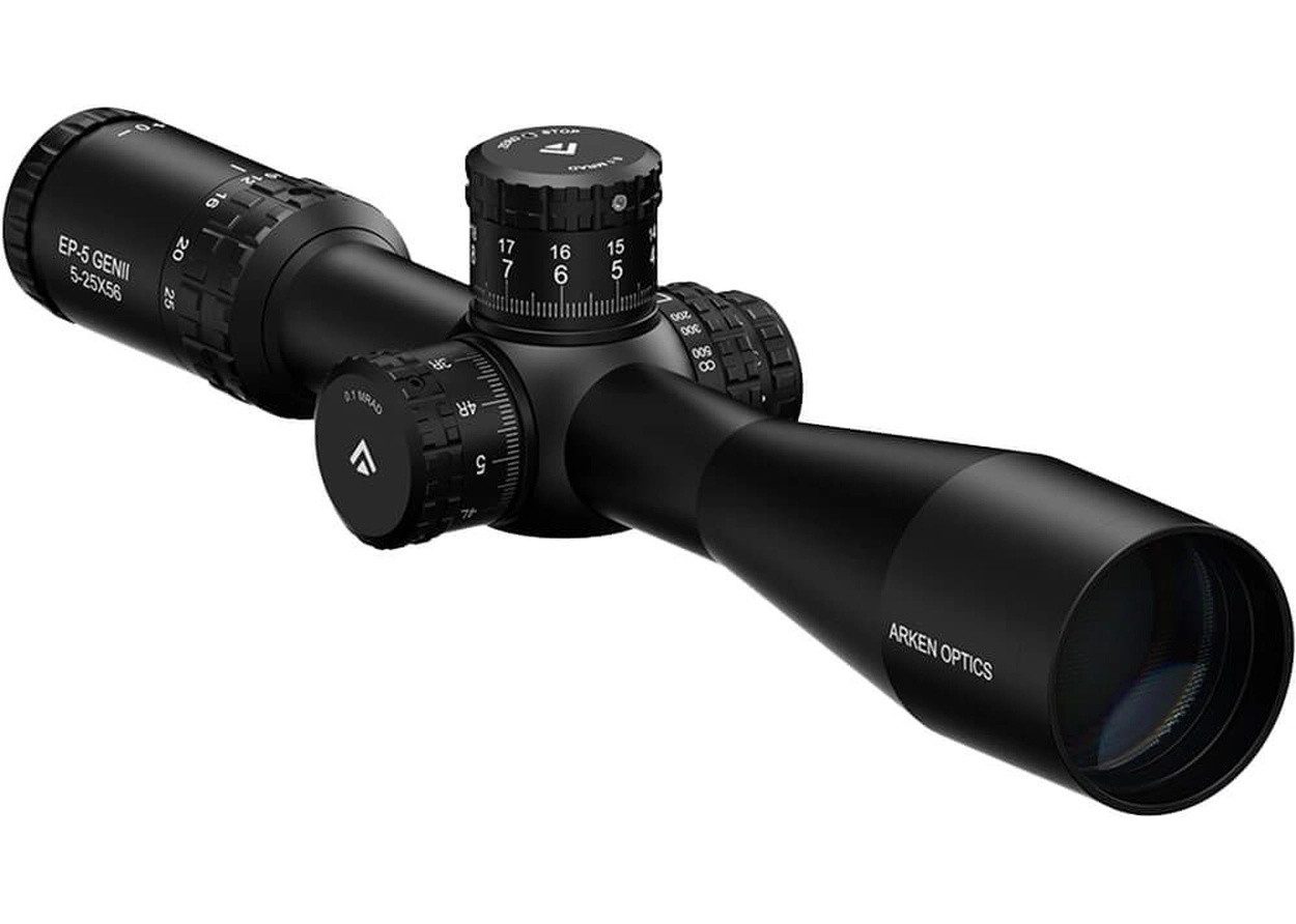 Arken EP-5 5-25x56 GEN II Zielfernrohr, für Jäger und Sportschützen Zielfernrohr