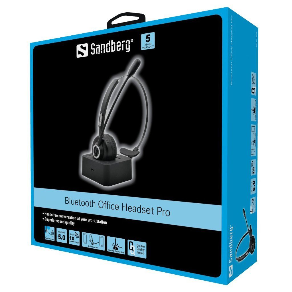 Büro Sandberg Pro Kopfhörer Bluetooth SANDBERG Headset