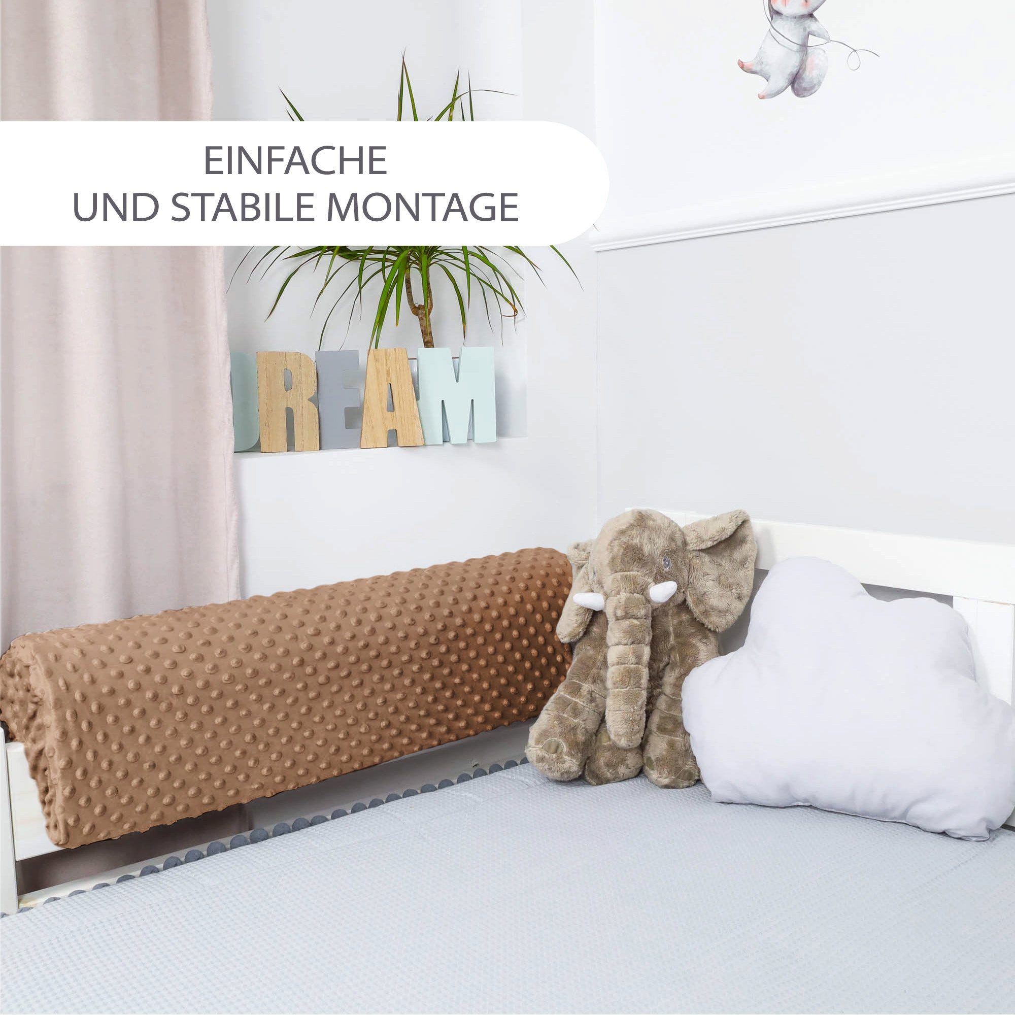 Amazinggirl Bettschutzgitter Bettkantenschutz 80 cm - günstig online kaufen