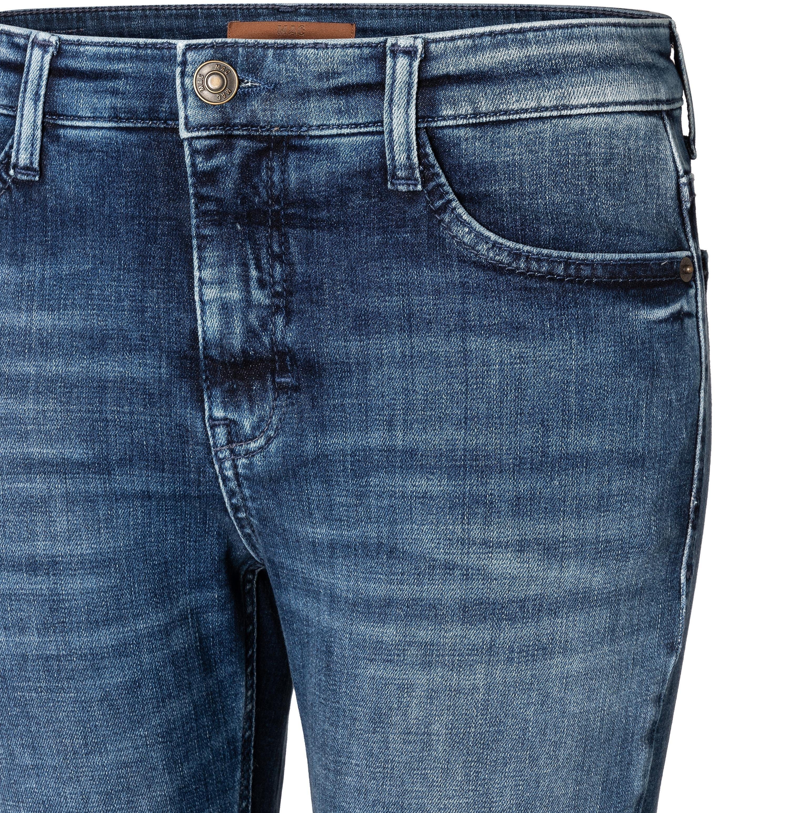 MAC Stretch-Jeans blueish wash SKINNY high-low MAC D628 5996-92-0389
