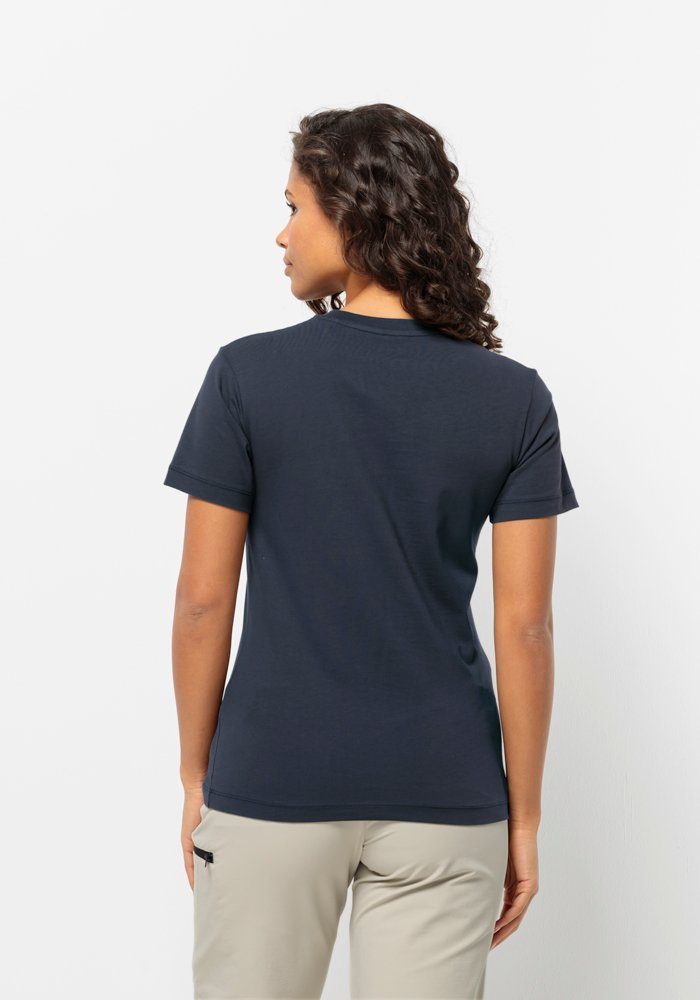 night-blue Wolfskin T-Shirt ESSENTIAL W T Jack