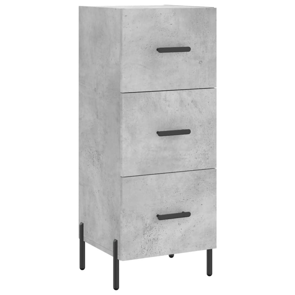 vidaXL Sideboard Sideboard Betongrau 34,5x34x90 cm günstig online kaufen