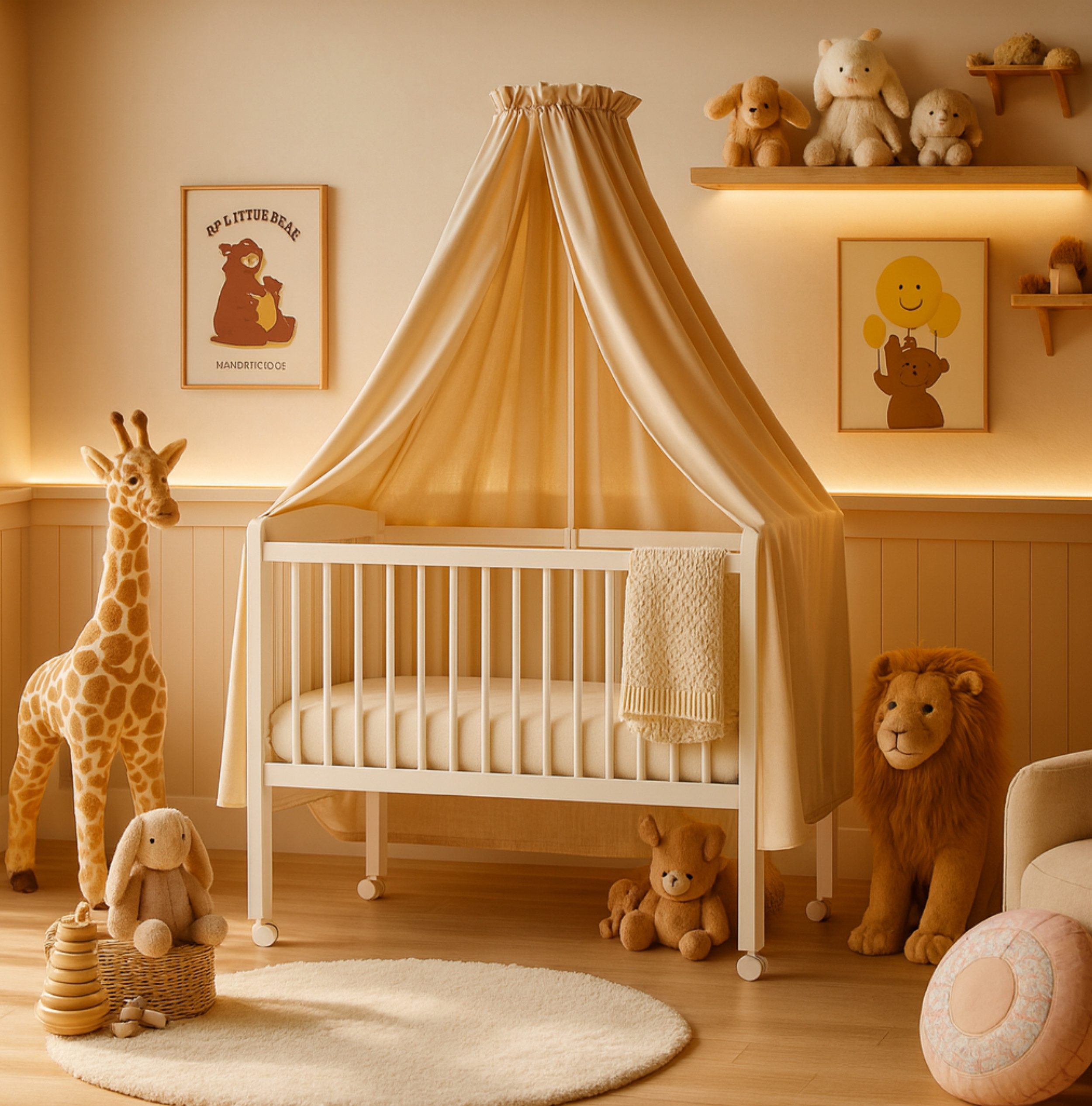 Alavya Home® Betthimmel Babybetthimmel mit Himmelstange Baldachin Insektens günstig online kaufen