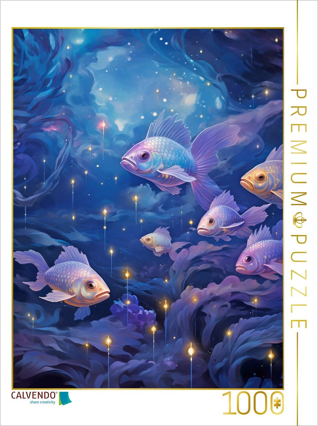 CALVENDO Puzzle CALVENDO Puzzle Goldfish, 1000 pieces, finished size 25.2 × 18.9 in (1000 Puzzleteile