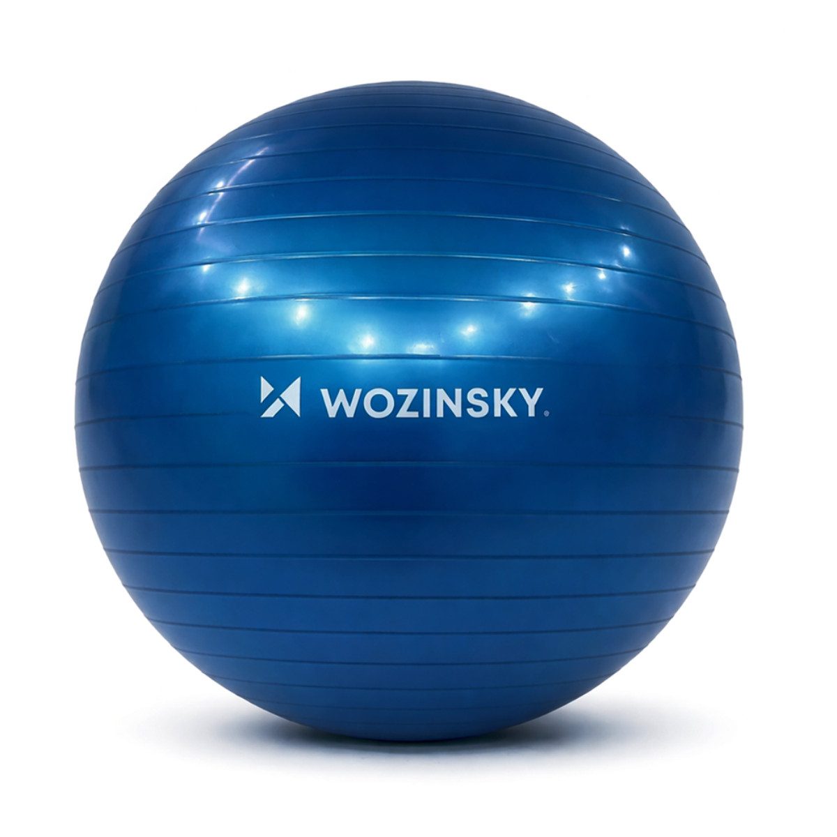 Wozinsky Gymnastikball WGB65 (Einzelprodukt, inklusive Pumpe), Rutschfeste Oberfläche für sicheres Training