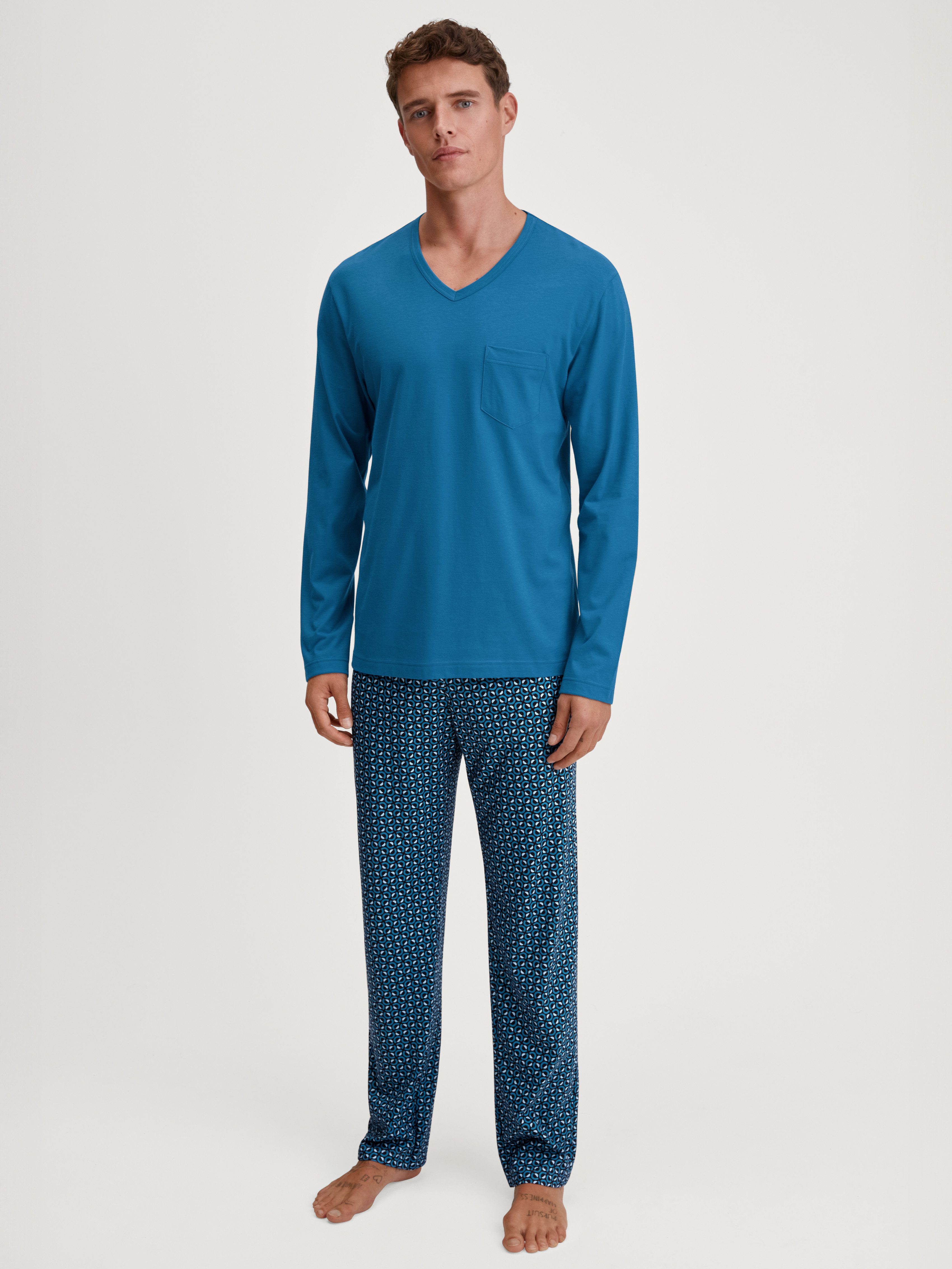 CALIDA Schlafanzug Relax Imprint 2 (2 tlg) atmungsaktiv, Cotton, leicht, we günstig online kaufen