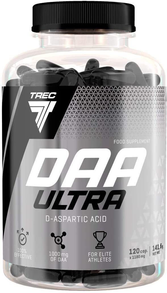 TREC Nutrition Trec Nutrition DAA Ultra 120 Kapseln Kapseln, 114 g, Drei Kapseln liefern insgesamt 3.000 mg D-Asparaginsäure