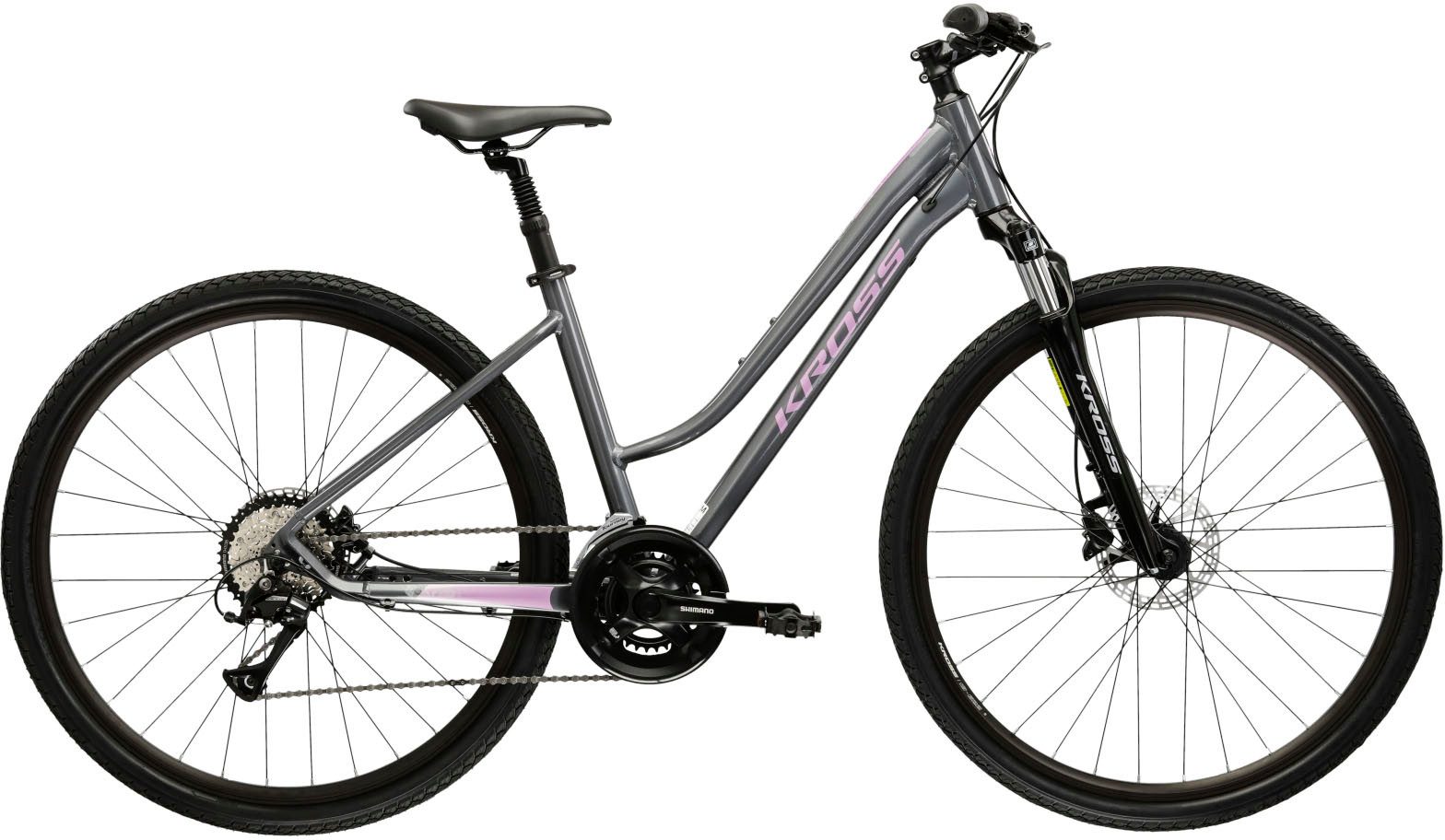 Kross Crossrad Evado 4.0, 18 Gang Shimano ACERA M3020 Schaltwerk, Kettenschaltung