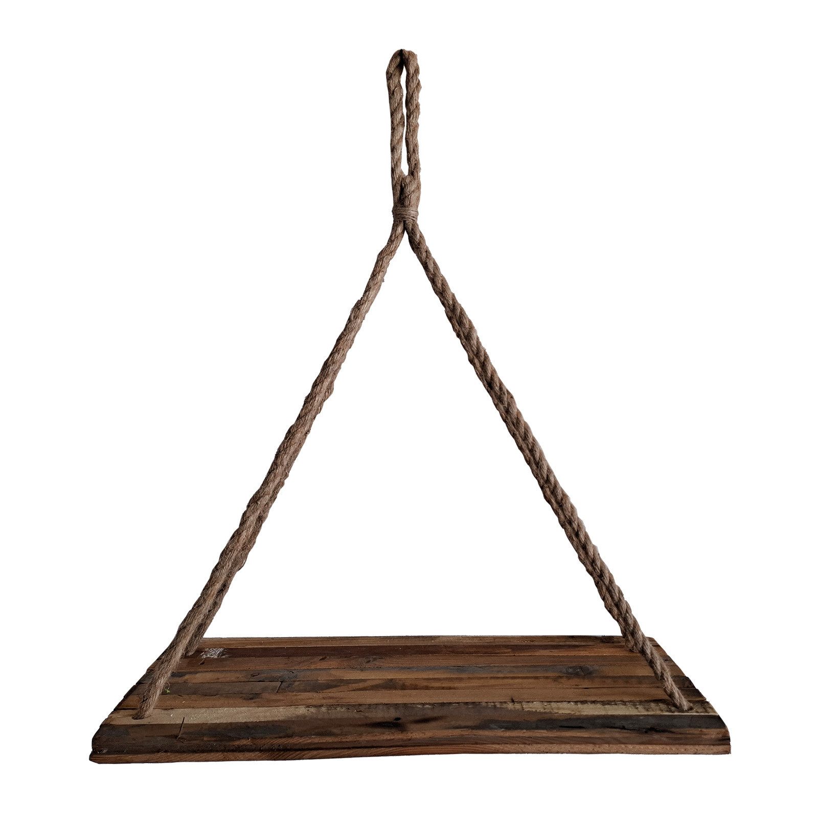 HTI-Living Hängeregal Hängeregal Holzregal mit Juteseil günstig online kaufen