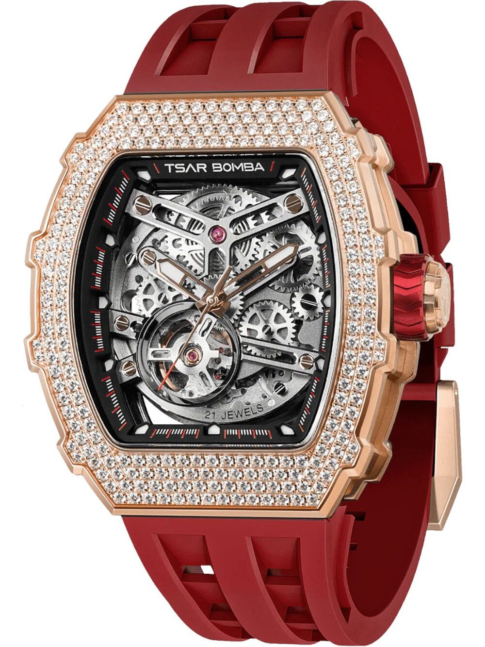 Tsar Bomba Automatikuhr Tsar Bomba TB8208D-12 Herrenuhr Elemental Zirkonia Automatik 43mm 5ATM Tsar Bomba TB8208D-12 Herrenuhr Elemental Zirkonia Automatik 43mm 5ATM