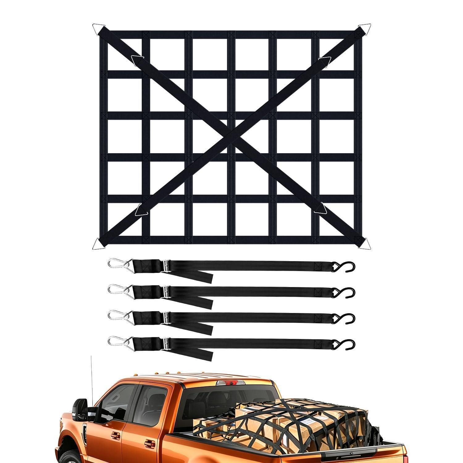 LuxusKollektion Anhängernetz Gepäcknetz Pickup Ladefläche 127x106cm, BxL: 1.27x1.06 m, (1-St)